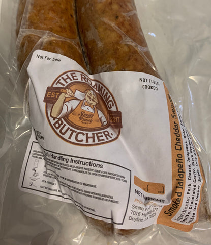 Smoked Jalapeno Cheddar Pork Sausage 0.8-1.1 lb